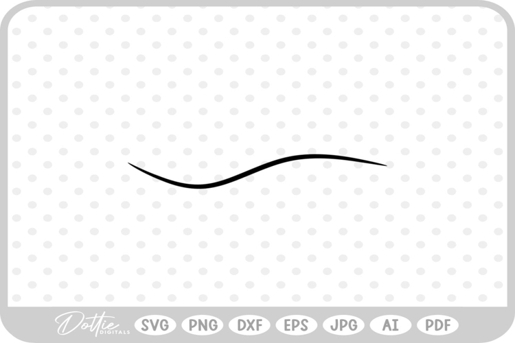 Line Doodle Divider SVG PNG DXF