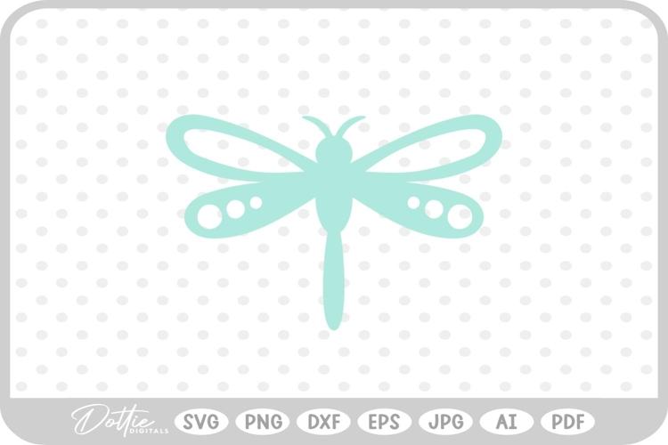 Dragonfly SVG PNG DXF