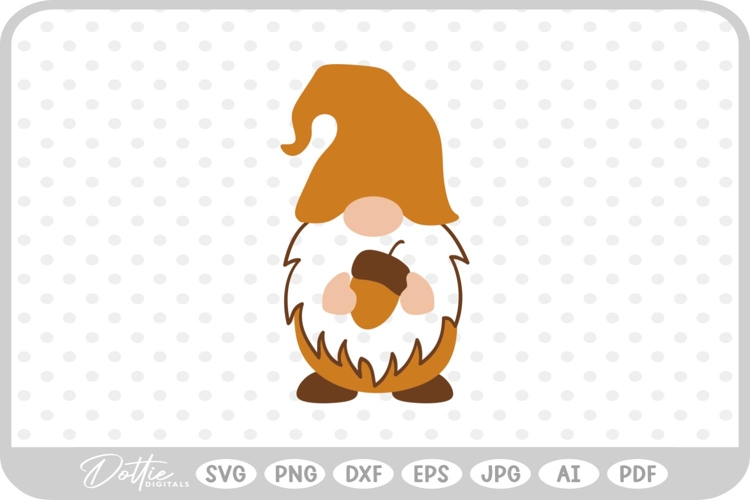 Fall Autumn Gonk Gnome Thanksgiving SVG PNG DXF
