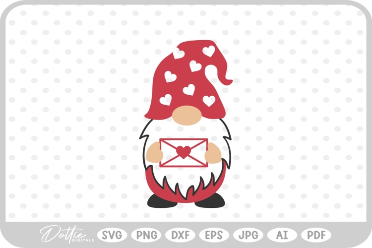 Valentines Day Gnome Svg Image 10