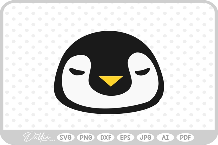 Penguin SVG PNG DXF