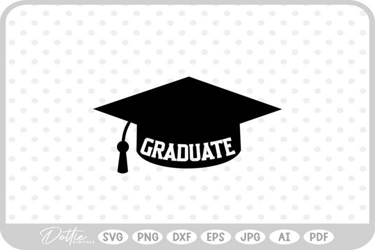 Grad Hat Svg Image 20
