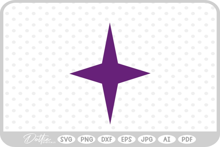Star Sparkle SVG PNG DXF