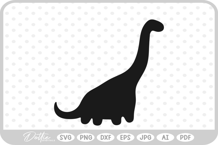 Dino Dinosaur Silhouette SVG PNG DXF