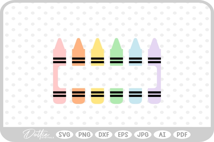 Crayons Svg Image 21