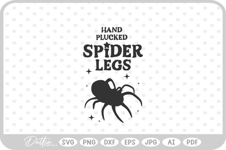 Spider Legs Potion Bottle Label Halloween Witch SVG