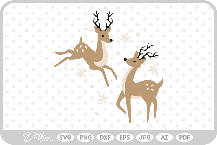Reindeer Christmas Svg Image 12