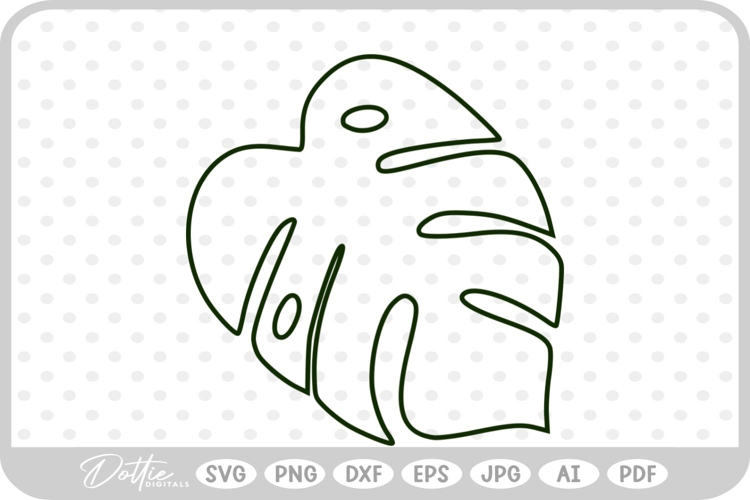 Tropical Leaf Svg Image 3