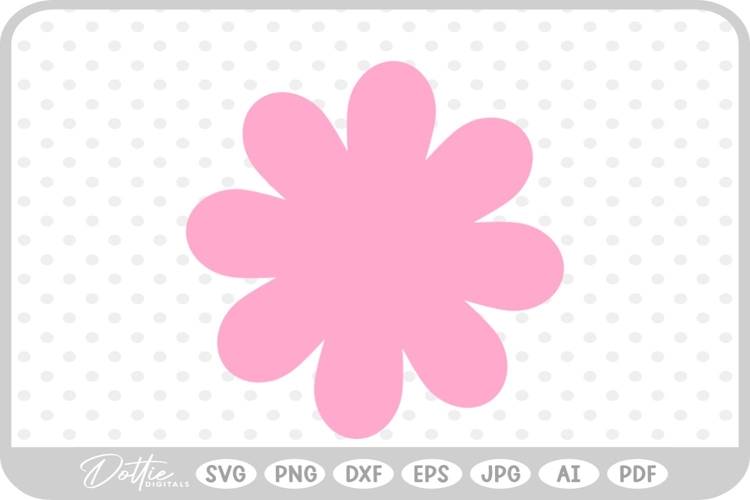 Cute Flower Svg Image 4