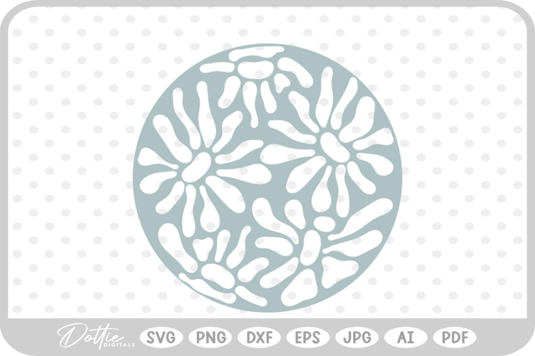 Boho Flower SVGs Image 17