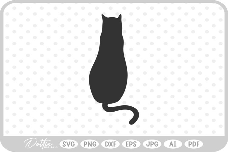 Cat Tail Silhouette Image 8