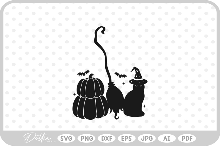 Spooky Cat Svg Image 20