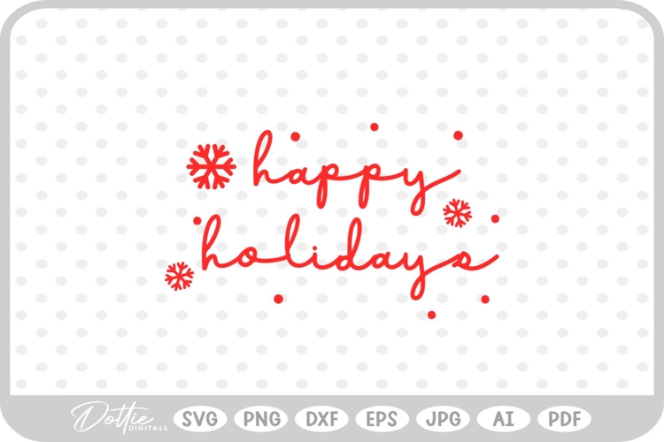Happy Holidays Png Image 18