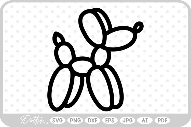 Balloon Dog Svg Image 11