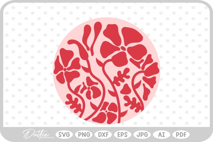 Boho Flower SVGs Image 2
