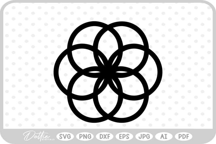 Floral Circle Svg Image 16