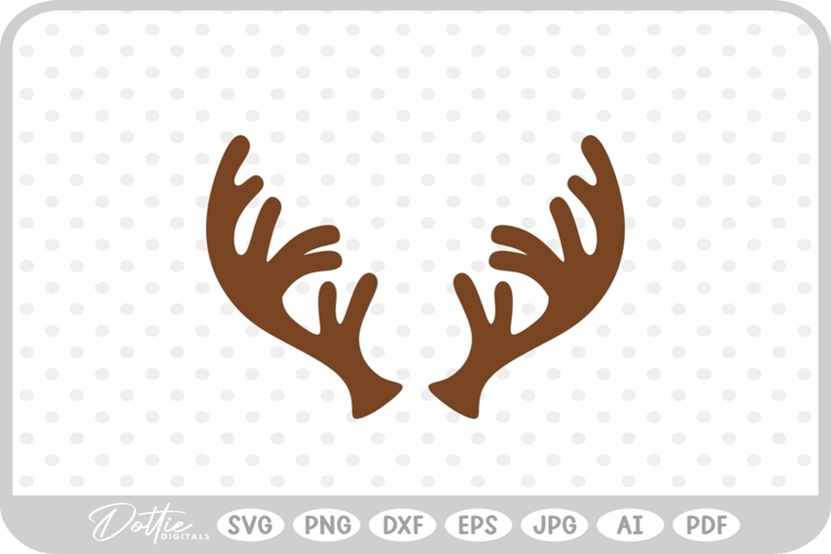 Deer Antler Svg Image 8