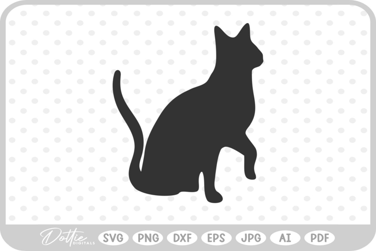 Cat Tail Silhouette Image 10
