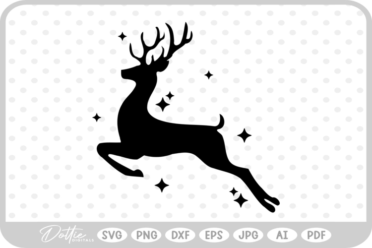 Reindeer Christmas Svg Image 11