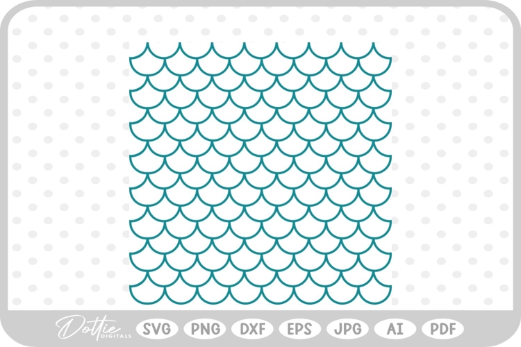 Mermaid Scale Svg Image 10