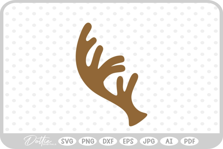Deer Antler Svg Image 17