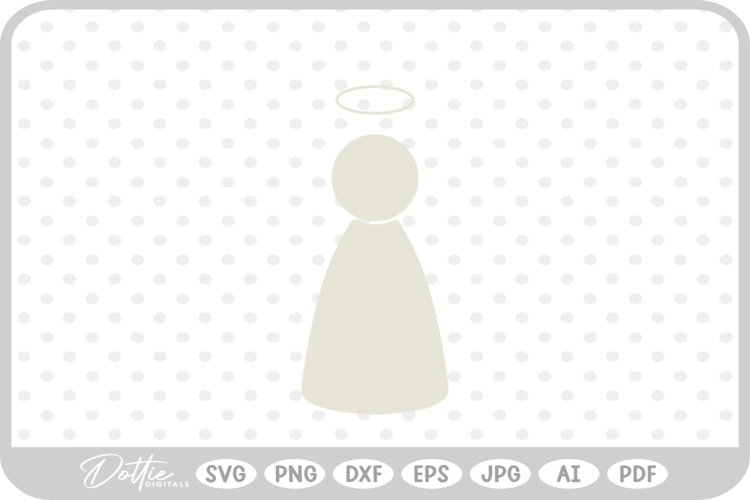 Angel Christmas SVG PNG DXF