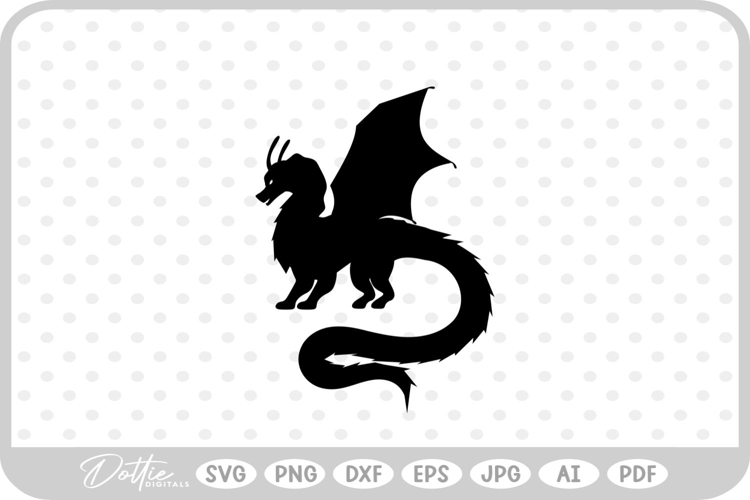 Dragon SVG PNG DXF
