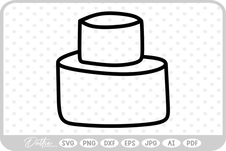 Wedding Cake SVG PNG DXF