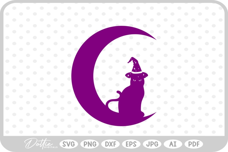 Witch Cat Svg Image 16