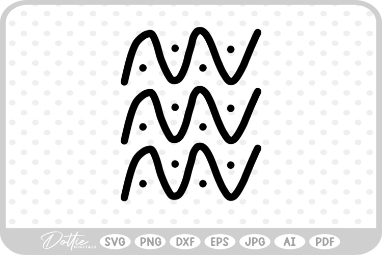 Wavy Line Vector Image 20