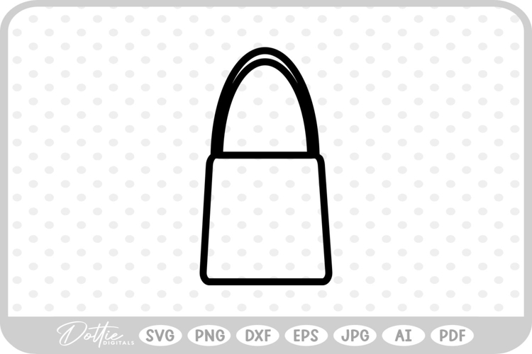 Handbag SVG PNG DXF