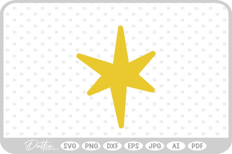 Star Sparkle Shape SVG PNG DXF