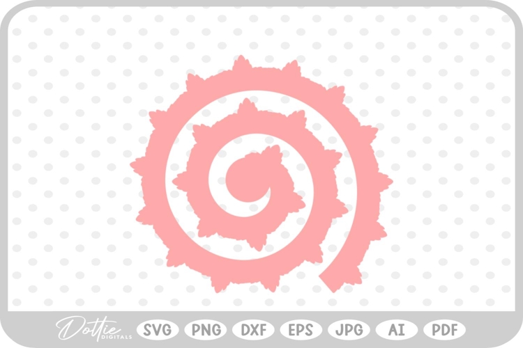 Svg Rolled Paper Flower Template Image 17