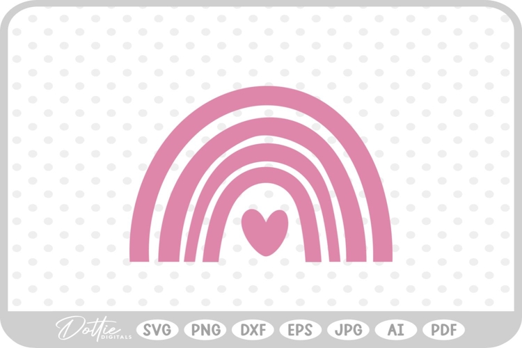 Rainbow SVG PNG DXF