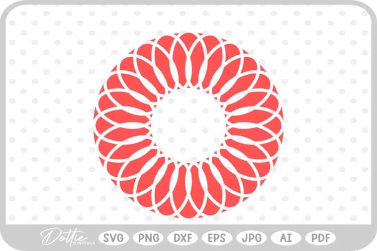 Floral Circle Svg Image 17