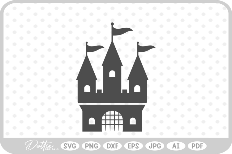 Princess Castle SVG PNG DXF