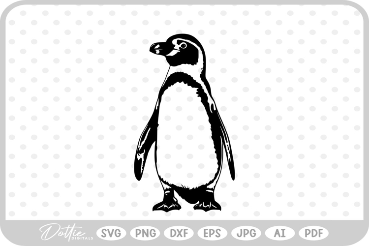 Penguin Animal Winter Bird Christmas SVG PNG DXF