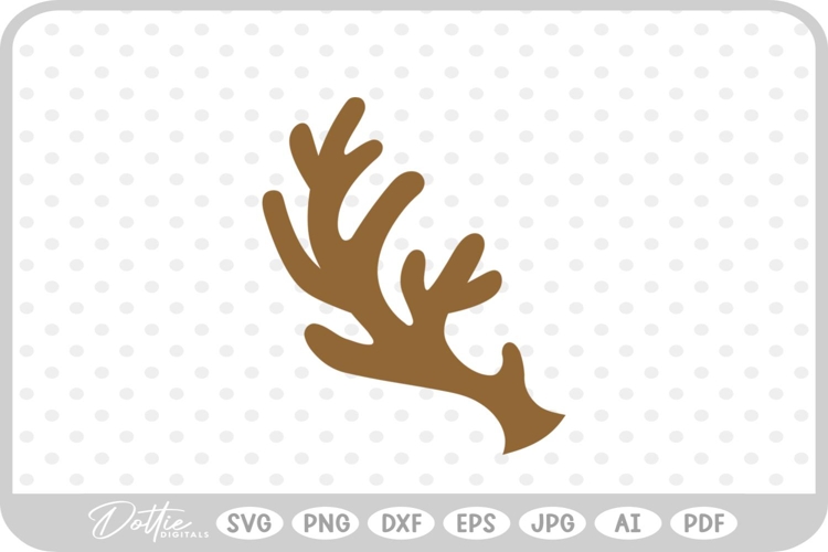 Deer Antler Svg Image 16