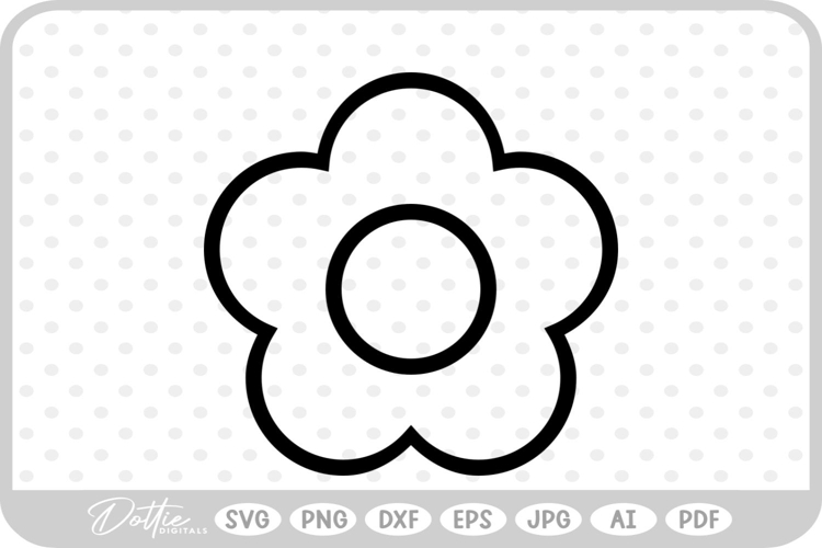 Cute Flower Svg Image 6