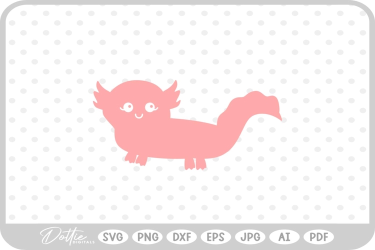 Axolotl SVG PNG DXF