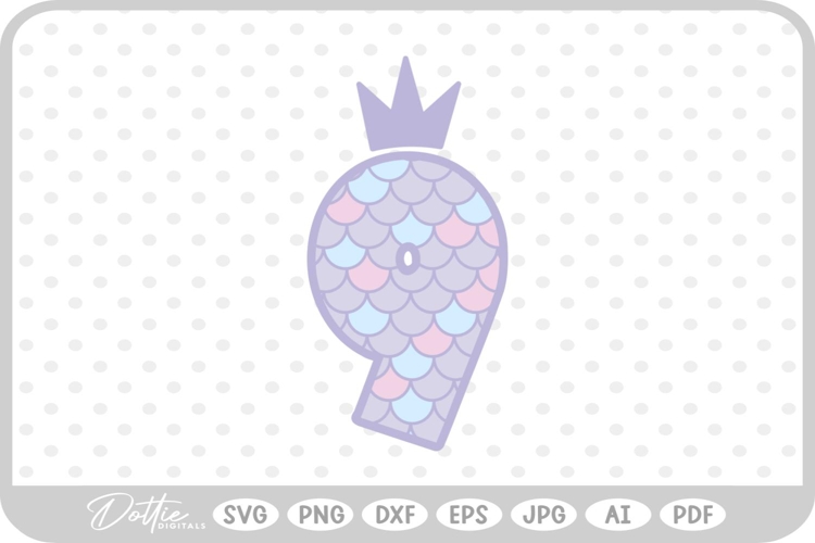 Mermaid Scale Svg Image 20