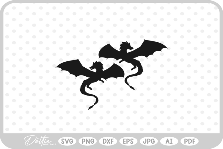 Dragon SVG PNG DXF