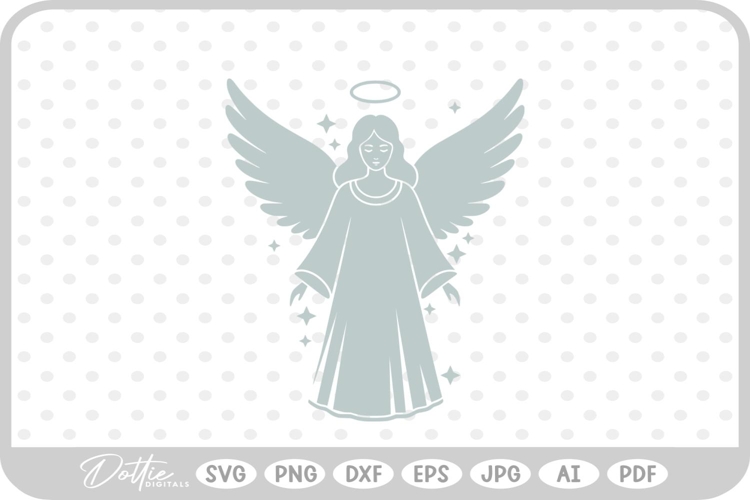 Angel Wings Halo Christmas Christian Jesus Religion Church