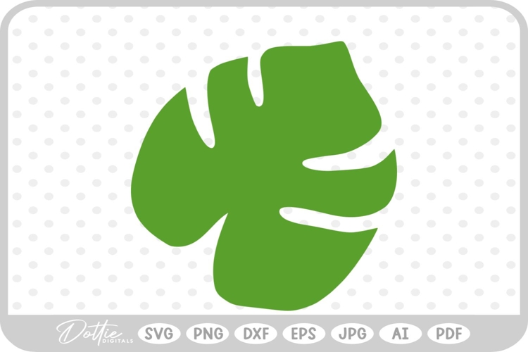 Tropical Leaf Svg