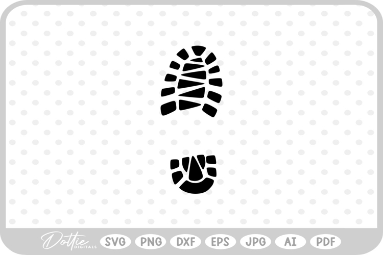 Boot Print Svg Image 3