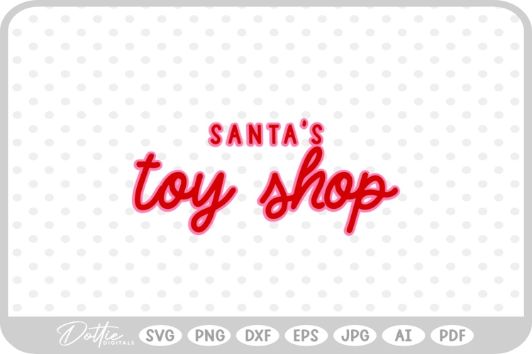 Christmas Quote Script Festive Winter SVG PNG DXF