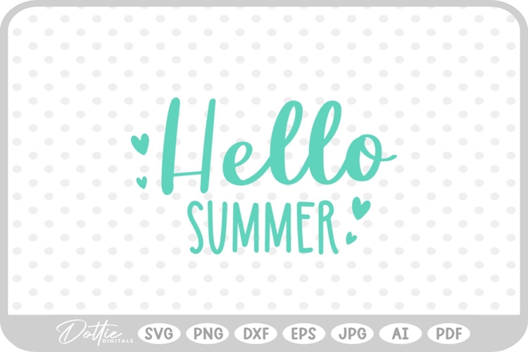 Hello Summer Svg Image 8