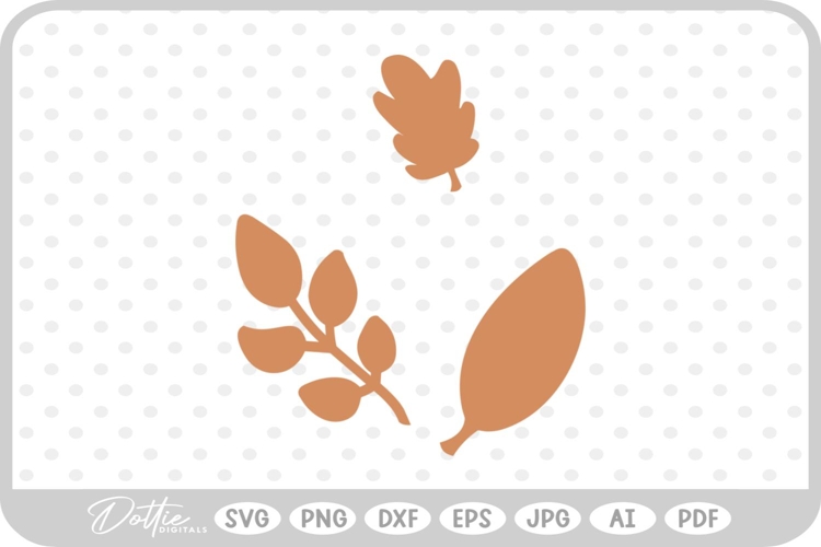 Fall Leaves Halloween Spooky Autumn Harvest SVG PNG DXF