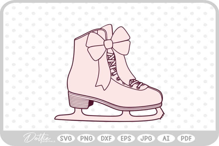 Figure Skate Svg Image 13