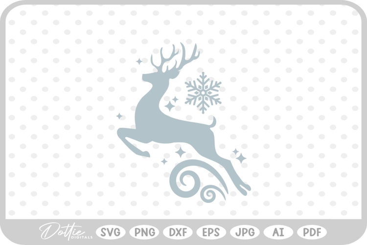 Reindeer Christmas Svg Image 10